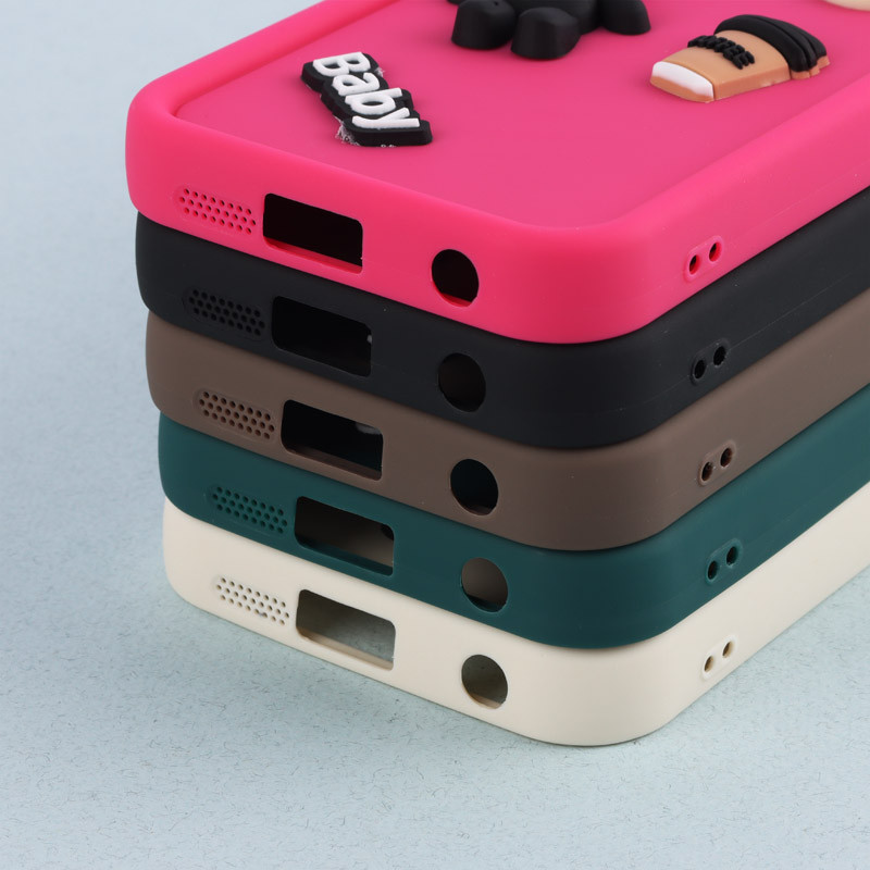 قاب سیلیکونی Fashion Case عروسک برجسته ریز محافظ لنزدار Xiaomi Redmi Note 9s / Note 9 Pro / Note 10 Lite