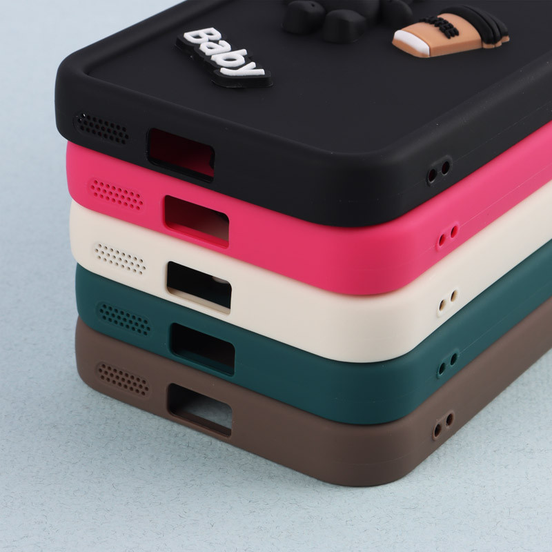 قاب سیلیکونی Fashion Case عروسک برجسته ریز محافظ لنزدار Xiaomi Redmi Note 11 Pro