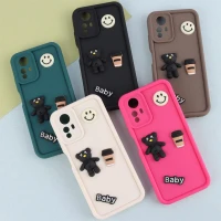 قاب سیلیکونی Fashion Case عروسک برجسته ریز محافظ لنزدار Xiaomi Redmi Note 12S