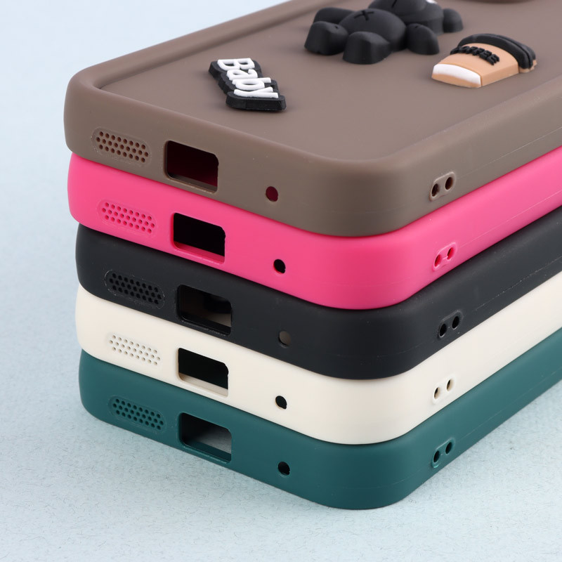 قاب سیلیکونی Fashion Case عروسک برجسته ریز محافظ لنزدار Xiaomi Redmi Note 12S