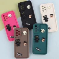 قاب سیلیکونی Fashion Case عروسک برجسته ریز محافظ لنزدار Samsung Galaxy A13 4G