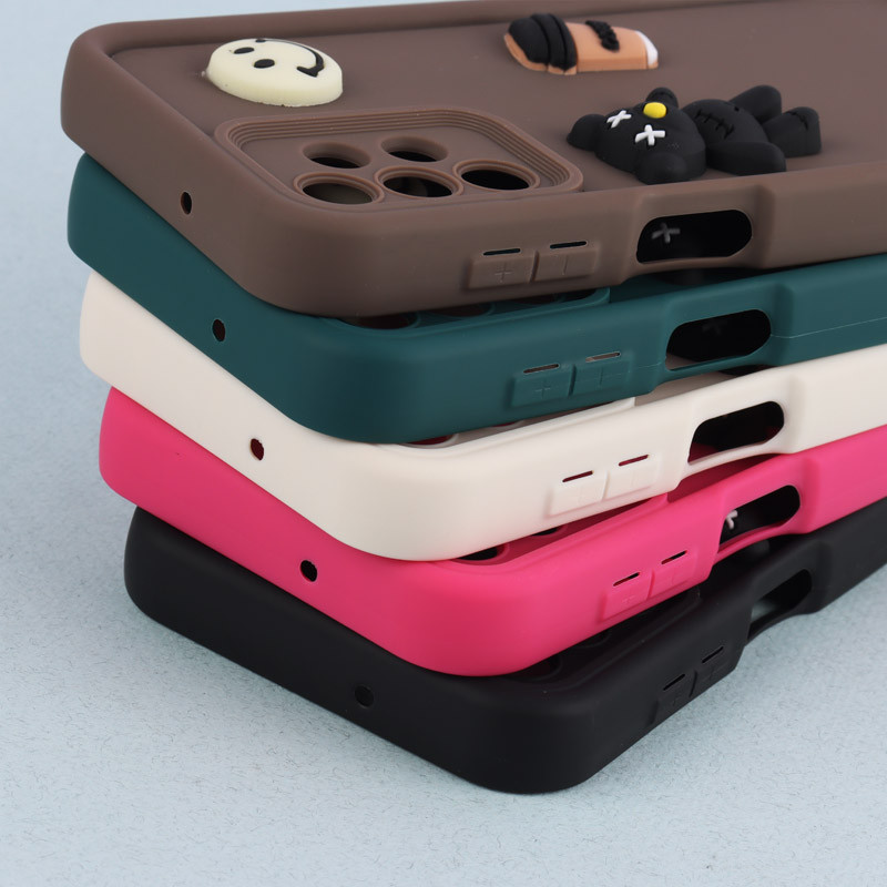 قاب سیلیکونی Fashion Case عروسک برجسته ریز محافظ لنزدار Samsung Galaxy A13 4G