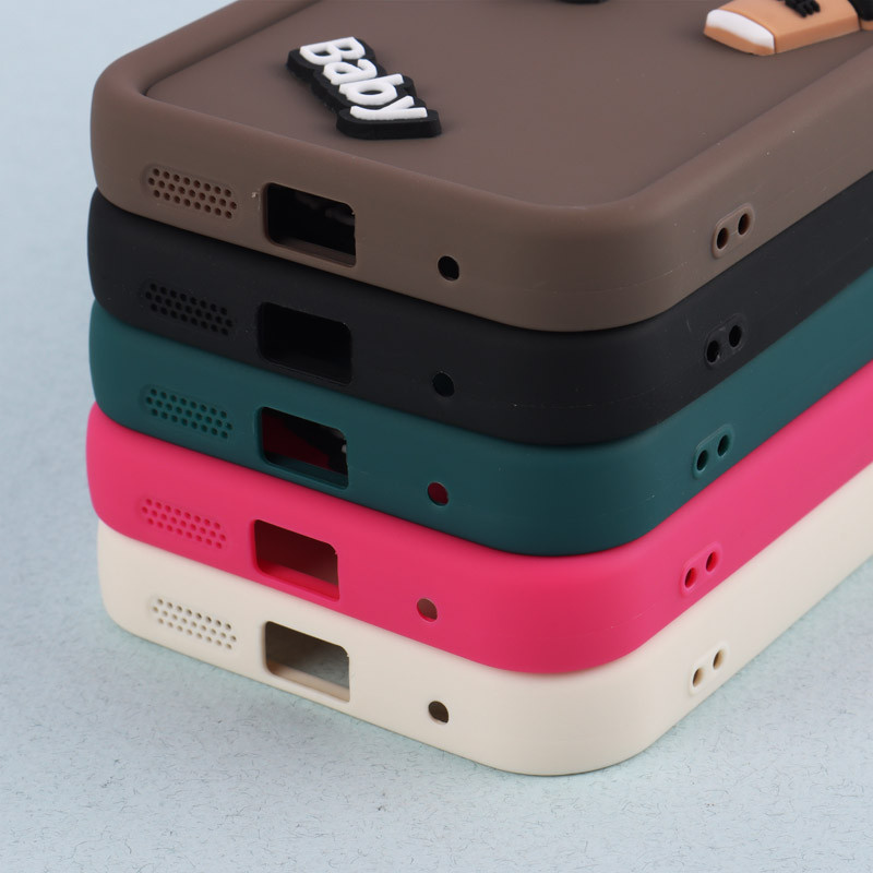 قاب سیلیکونی Fashion Case عروسک برجسته ریز محافظ لنزدار Xiaomi Redmi Note 11 / 11S