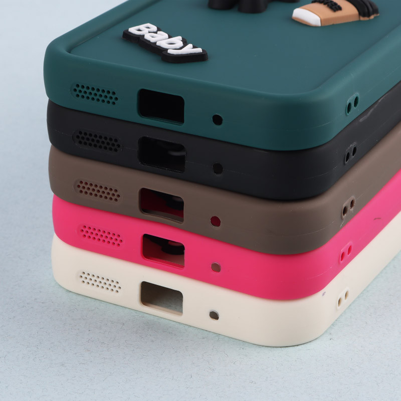 قاب سیلیکونی Fashion Case عروسک برجسته ریز محافظ لنزدار Xiaomi Redmi 12