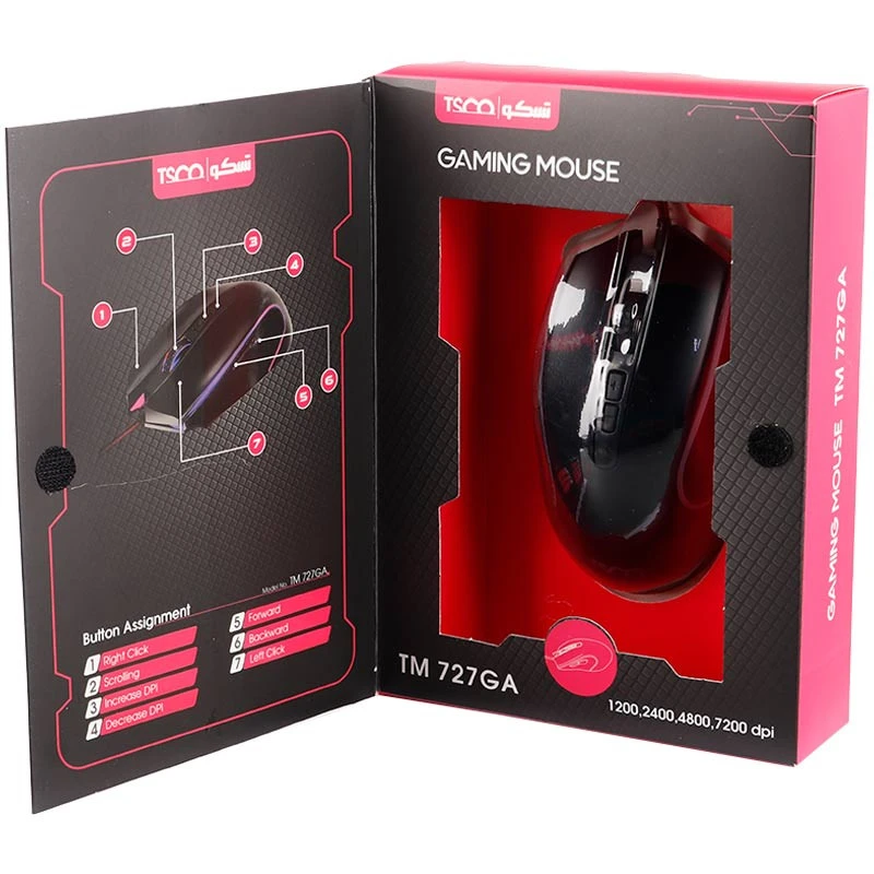 موس گیمینگ TSCO TM 727GA