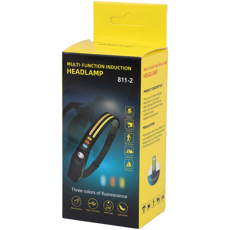 چراغ قوه پیشانی هدلایت شارژی Headlamp 811-2