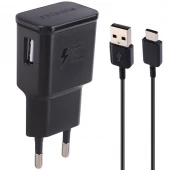 شارژر دیواری فست شارژ Samsung S8 EP-TA200 2A 15W High Copy + کابل تایپ سی