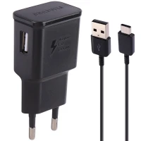 شارژر دیواری فست شارژ Samsung S8 EP-TA200 2A 15W High Copy + کابل تایپ سی