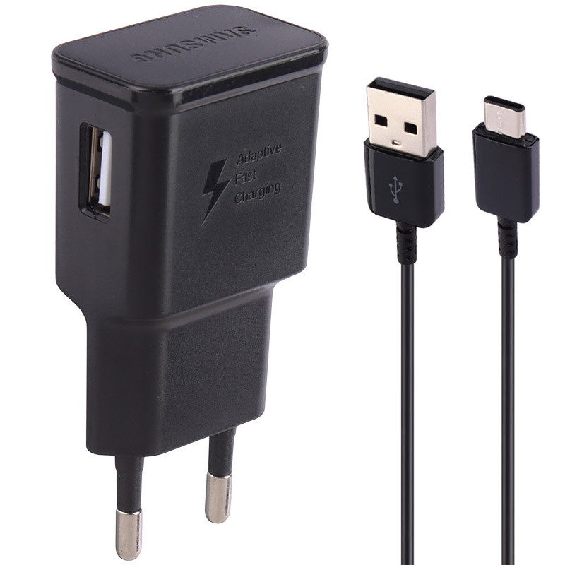 شارژر دیواری فست شارژ Samsung S8 EP-TA200 2A 15W High Copy + کابل تایپ سی