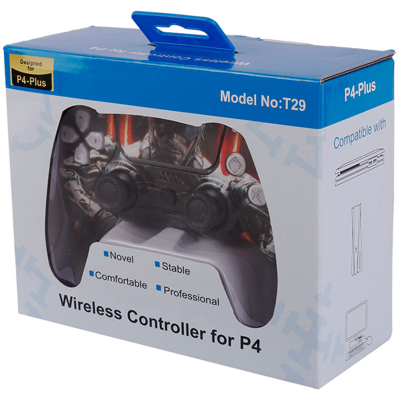 دسته بازی بی سیم طرح پلی استیشن فایو P4-Plus T29 COD Black Ops III PS4 / PC