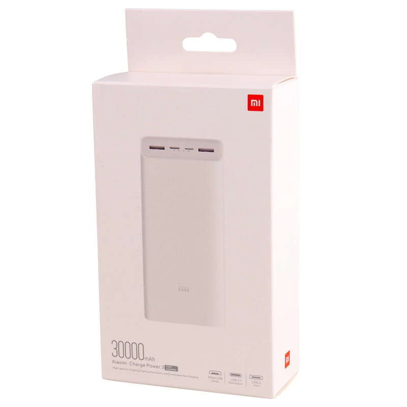پاور بانک فست شارژ 30000 شیائومی Xiaomi Mi Power Bank 3 PB3018ZM high copy 18W