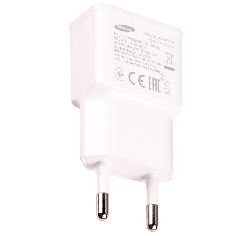 شارژر دیواری Samsung S8 ETA-U90EWE 2A High Copy + کابل میکرو یو اس بی