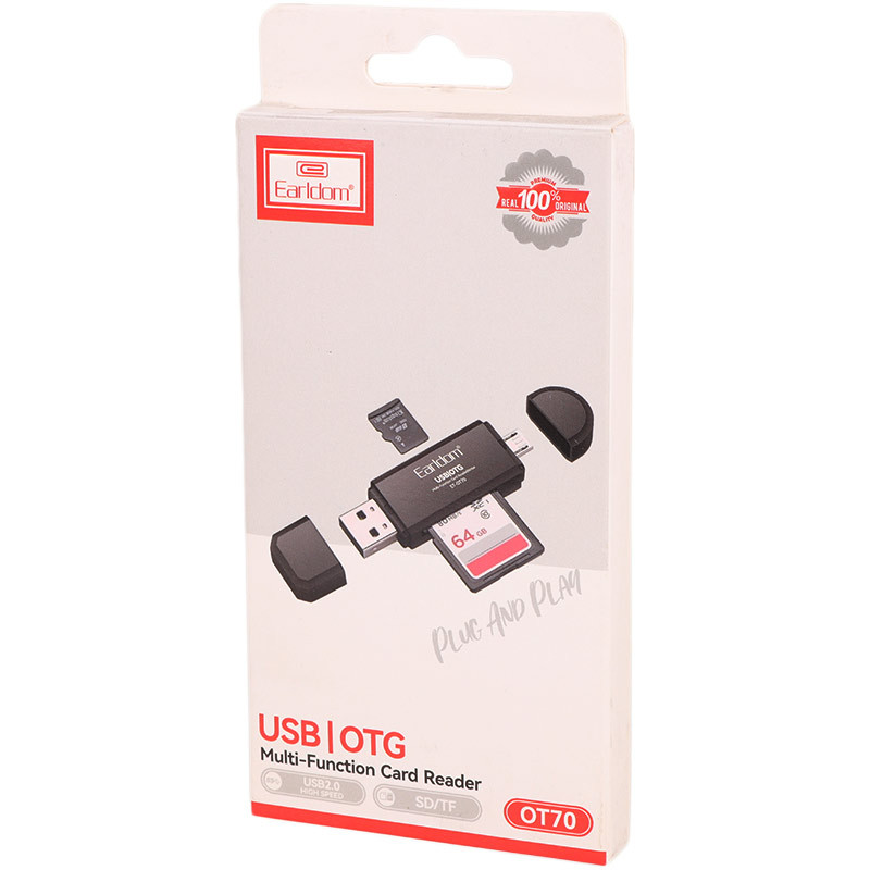 رم ریدر همه کاره Earldom ET-OT70 OTG MicroUSB