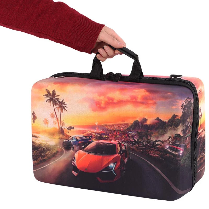 کیف کنسول بازی PS5 Slim طرح The Crew Motorfest