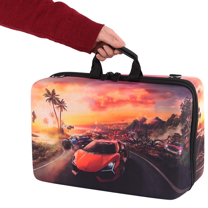 کیف کنسول بازی PS5 Slim طرح The Crew Motorfest