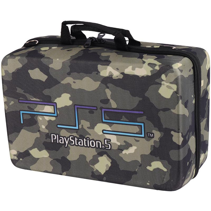 کیف کنسول بازی PS5 Slim طرح چریکی سبز