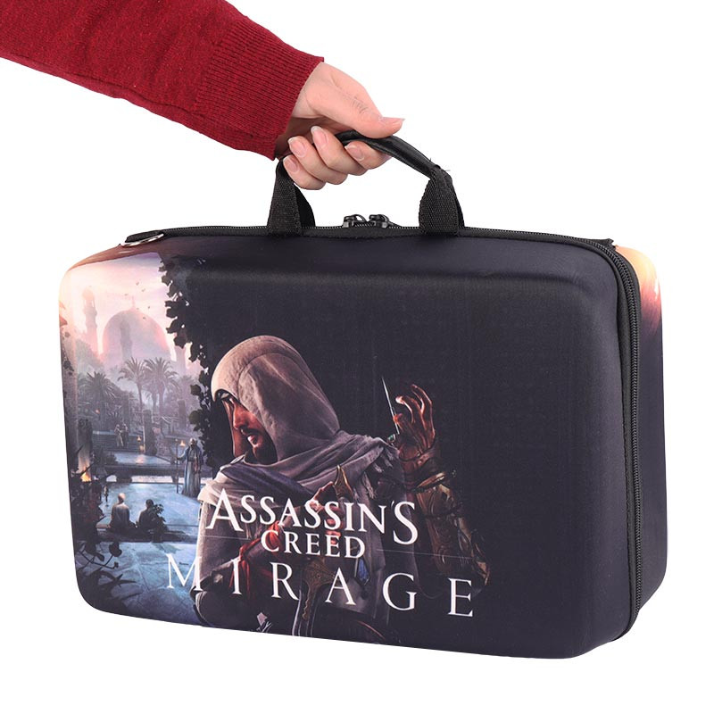 کیف کنسول بازی PS5 Slim طرح Assassins Creed Mirage
