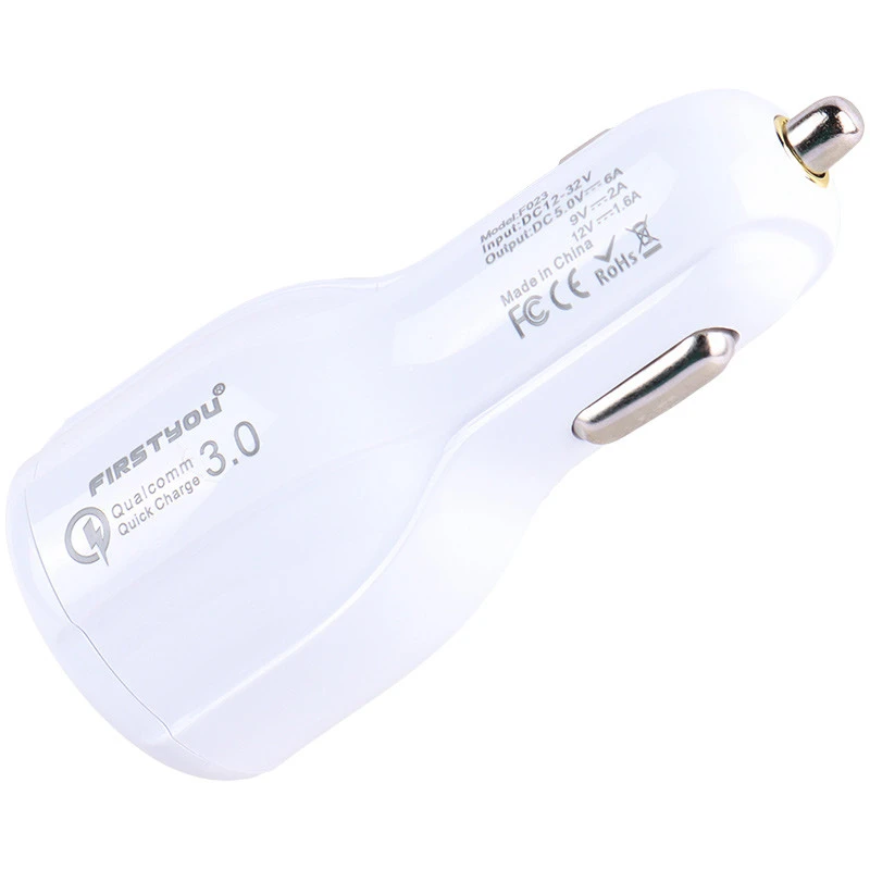 شارژر فندکی فست شارژ Firstyou F023 QC3.0 PD 3A 22W