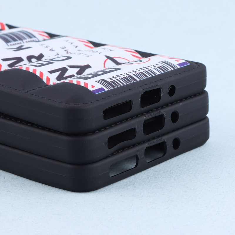 قاب پافر ژله ای طرح دار محافظ لنزدار Xiaomi Redmi 13C / Poco C65