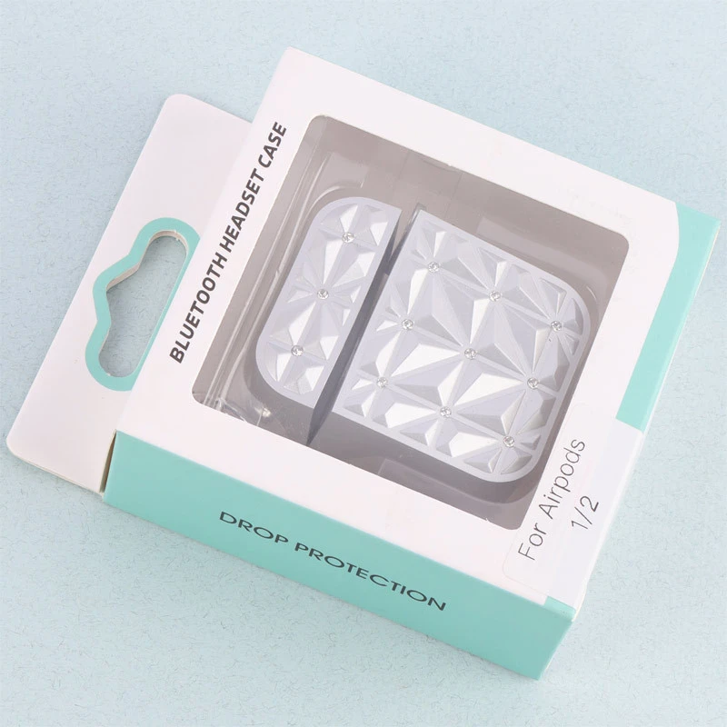 محافظ ایرپاد سه بعدی نگین دار AirPods 1/2