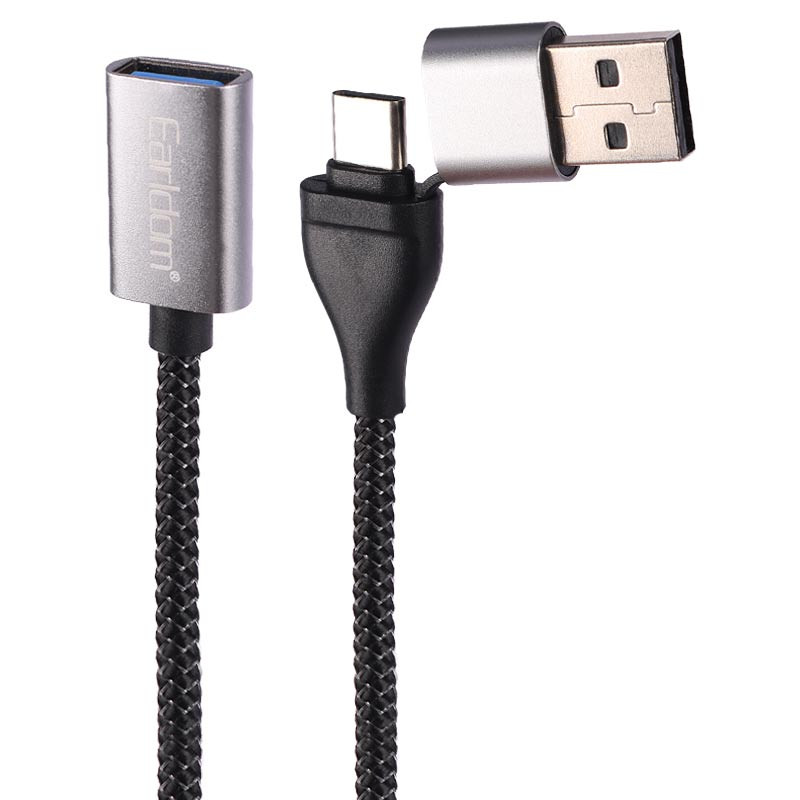 کابل تبدیل Earldom ET-OT83 OTG USB To Type-C / USB3.0