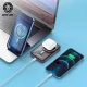 پاور بانک بی سیم فست شارژ 5000 گرین لاین Green Lion 3 In 1 Transparent Magsafe PD 20W