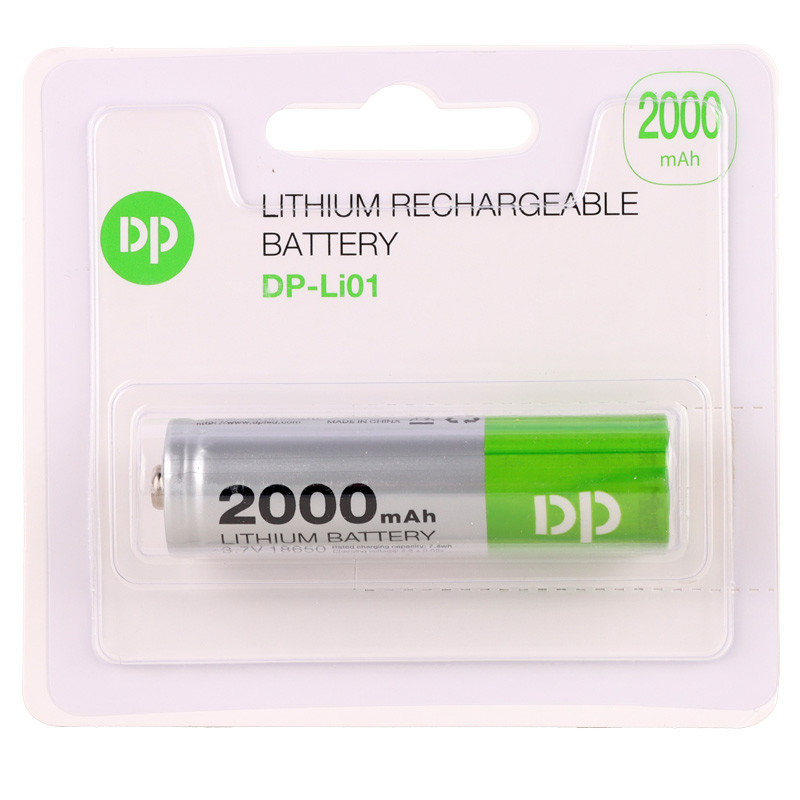 باتری لیتیومی شارژی DP-LI01 18650 2000mAh