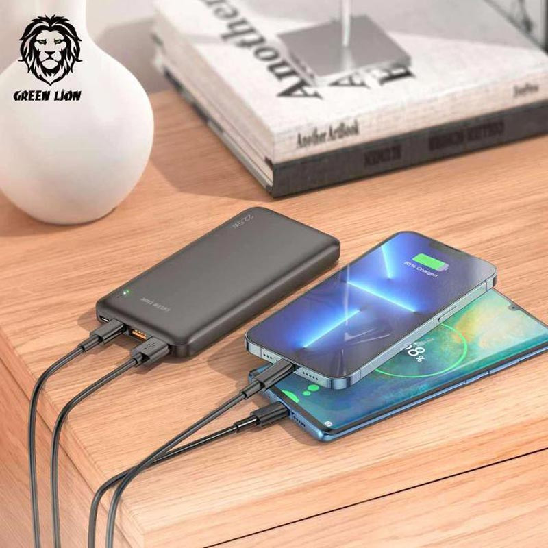 پاور بانک فست شارژ 10000 گرین لاین Green Lion PowerPack QC3.0 PD 22.5W