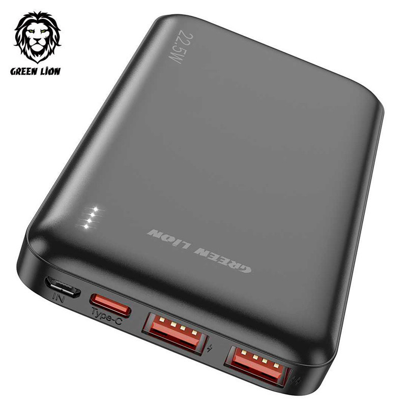 پاور بانک فست شارژ 10000 گرین لاین Green Lion PowerPack QC3.0 PD 22.5W