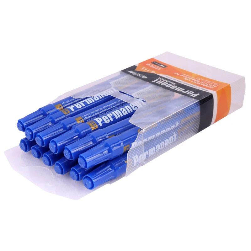 ماژیک معمولی جیکسین نوک تخت Gxin G-113 بسته 12 عددی