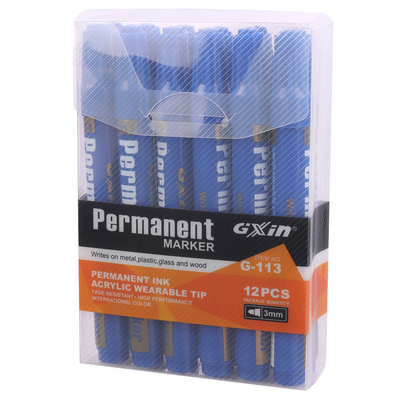 ماژیک معمولی جیکسین نوک گرد Gxin G-113 بسته 12 عددی