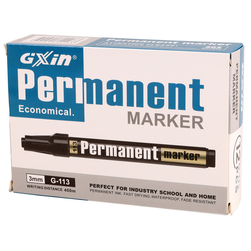 ماژیک معمولی جیکسین نوک گرد Gxin G-113 بسته 12 عددی