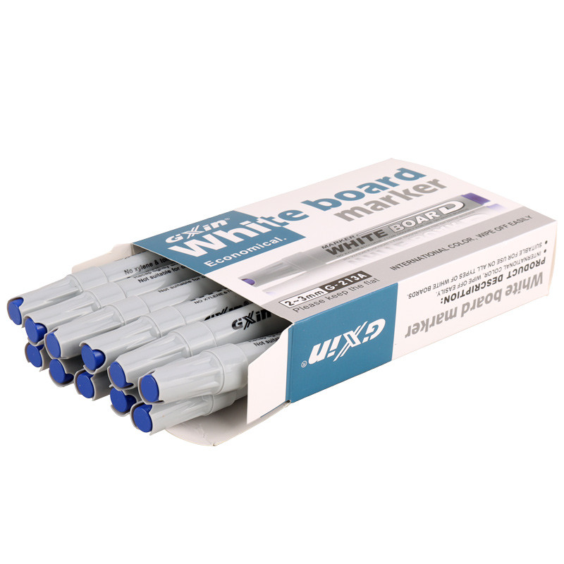 ماژیک وایت برد جیکسین نوک تخت Gxin G-213 بسته 12 عددی