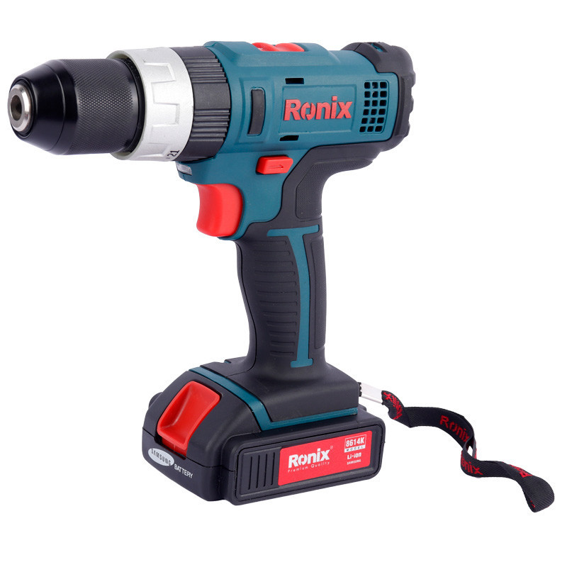 کیت دریل شارژی چکشی Ronix 8614K