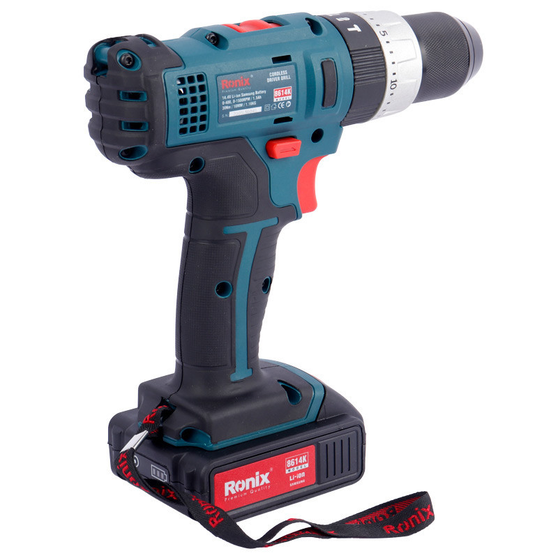 کیت دریل شارژی چکشی Ronix 8614K