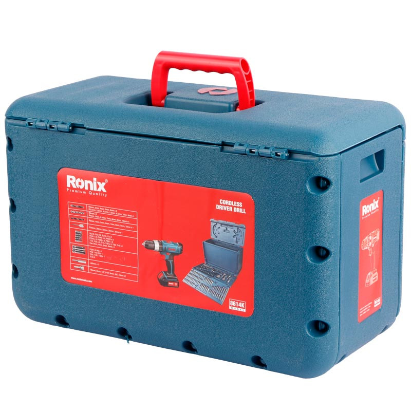 کیت دریل شارژی چکشی Ronix 8614K