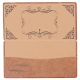پاکت پول چوبی طرح دار 90x180mm