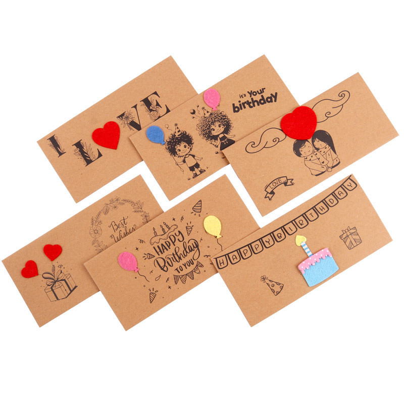 پاکت پول کرافت طرح مخمل 90x190mm