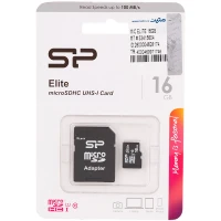 رم میکرو 16 گیگ سیلیکون پاور Silicon Power Elite U1 C10 100MB/s + خشاب