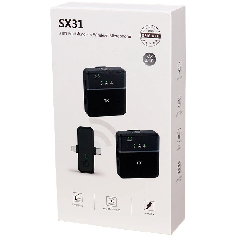 میکروفون یقه ای بی سیم SX31