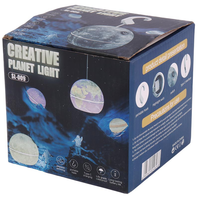 لامپ آویزدار شارژی Creative Planet Lamp SL-009