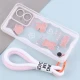 قاب ژله ای عروسک برجسته محافظ لنزدار + بند آویز لنیارد Xiaomi Poco X5