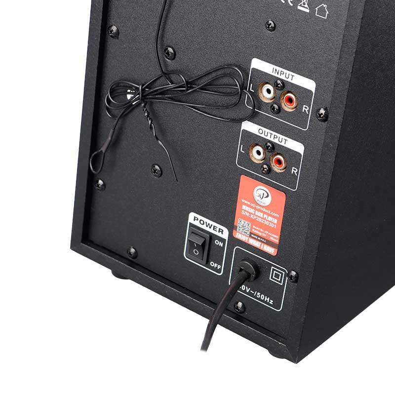 اسپیکر ۳ تکه رم و فلش خور XP-Product XP-AC808G + ریموت کنترل