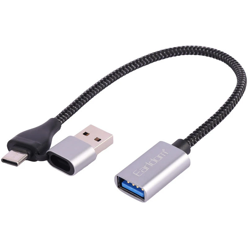 کابل تبدیل Earldom ET-OT83 OTG USB To Type-C / USB3.0