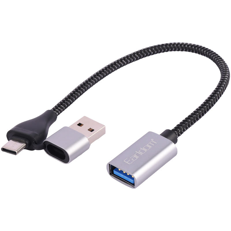 کابل تبدیل Earldom ET-OT83 OTG USB To Type-C / USB3.0