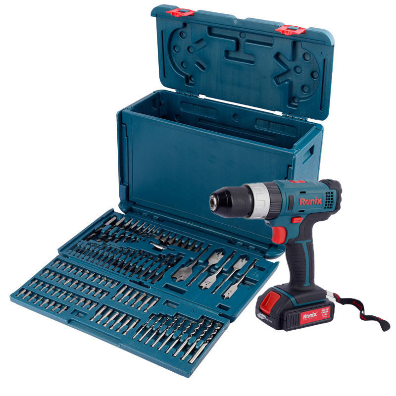 کیت دریل شارژی چکشی Ronix 8614K