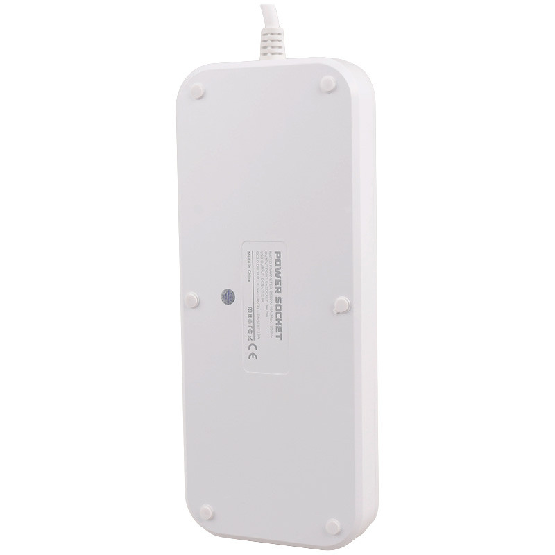 چند راهی 3 خانه برق ارت دار الدینیو SC-17 با کابل 2 متری + شارژر USB