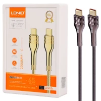 کابل تایپ سی فست شارژ Ldnio LC652C 65W 2m