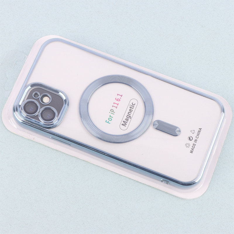قاب شفاف MagSafe ژله ای محافظ لنزدار iPhone 11