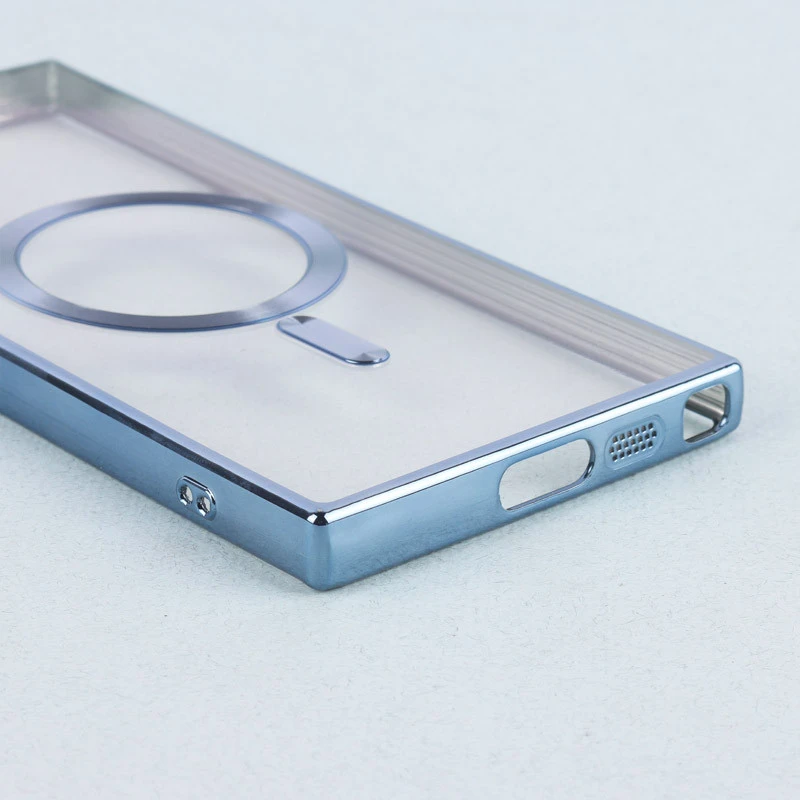 قاب شفاف MagSafe ژله ای محافظ لنزدار Samsung Galaxy S23 Ultra